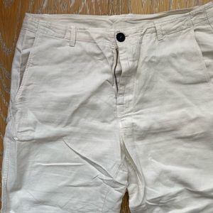 White Linen Trousers